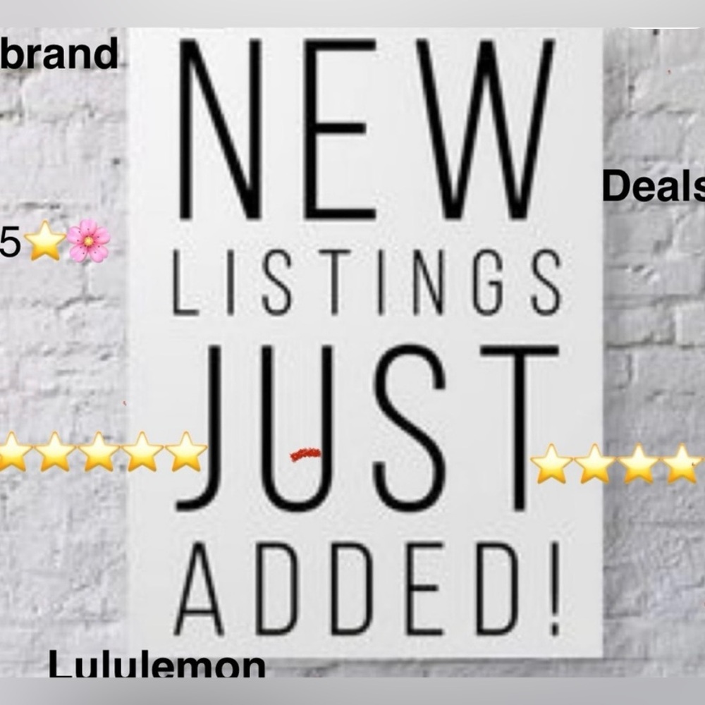 New Listings 🚨 Check out new name brand items NWT🤩I’m listing now!Make offers🥳